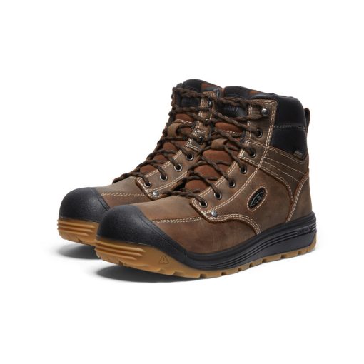 Men's Fort Wayne 6 Waterproof (Soft Toe)  |  Dark Earth/Gum - Image 2