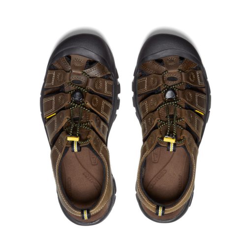 Men's Newport Leather Sandal Wide  |  Bison - Image 4