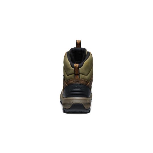 Men's Revel IV Polar Waterproof Boot  |  Bison/Orange Pepper - Image 5