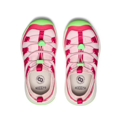 Little Kids' Motozoa Sneaker  |  Raspberry/Summer Green - Image 5