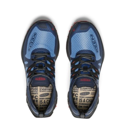 Men's Zionic Speed Hiking Shoe  |  Coronet Blue/Poppy Red - Image 4