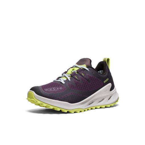 Women's Zionic Waterproof Hiking Shoe  |  Plum Perfect/Daiquiri Green - Image 3