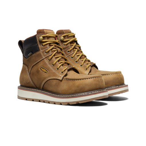Women's Cincinnati 6 Waterproof Boot (Carbon Toe)  |  Belgian/Sandshell - Image 2