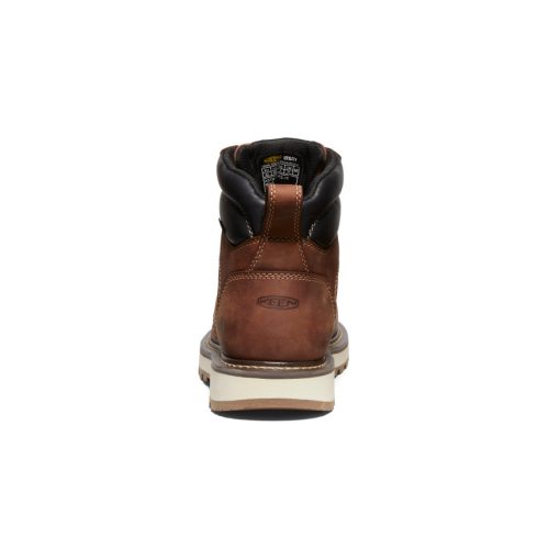 Men's Cincinnati 6 Waterproof 90° Heel Boot (Carbon Toe)  |  Tuscan Red/Sandshell - Image 5