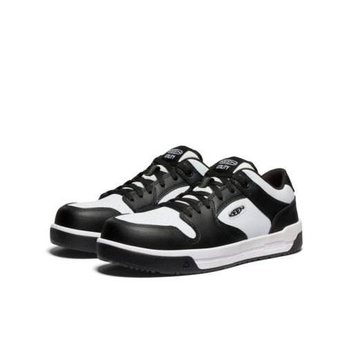 Men's Overton Work Shoe (Carbon Toe)  |  Star White/Black - Image 2