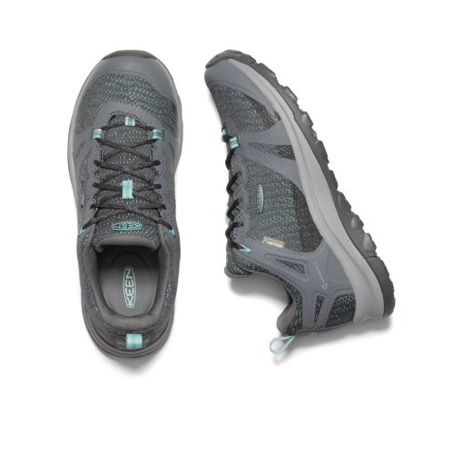 Women's Terradora II Waterproof Hiking Shoe  |  Steel Grey/Ocean Wave - Image 4