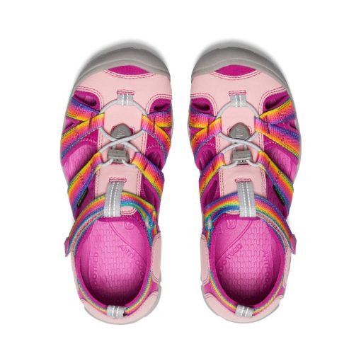 Big Kids' Seacamp II CNX  |  Rainbow/Festival Fuchsia - Image 4