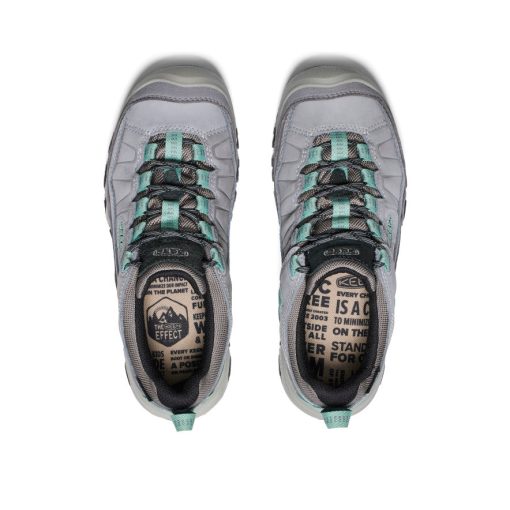 Women's Targhee IV Waterproof Hiking Shoe  |  Alloy/Granite Green - Image 4