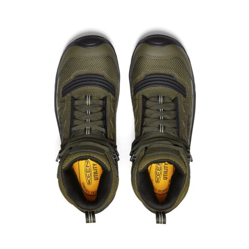 Men's Reno Mid Waterproof (Carbon Toe)  |  Dark Olive/Black - Image 4