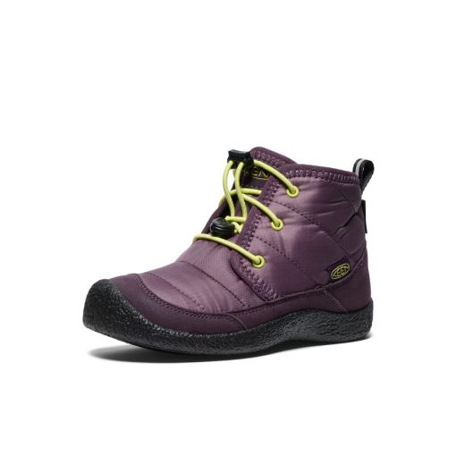 Big Kids' Howser II Waterproof Chukka  |  Plum Perfect/Daiquiri Green - Image 3
