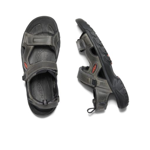 Men's Targhee III Open Toe Sandal  |  Grey/Black - Image 4