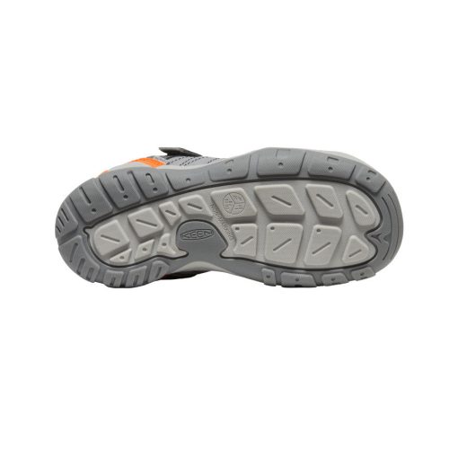 Big Kids' Knotch Peak Sneaker  |  Magnet/Safety Orange - Image 5
