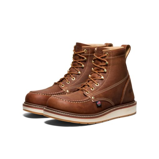 Men's Liberty 6 Boot (Soft Toe)  |  Leather Brown/Birch - Image 2