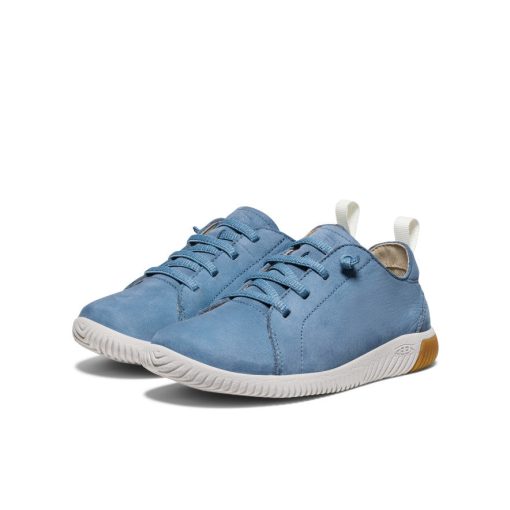 Big Kids' KNX Leather Sneaker  |  Coronet Blue/Vapor - Image 2