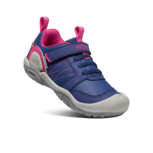 Little Kids' Knotch Peak Sneaker  |  Blue Depths/Pink Peacock - Image 3