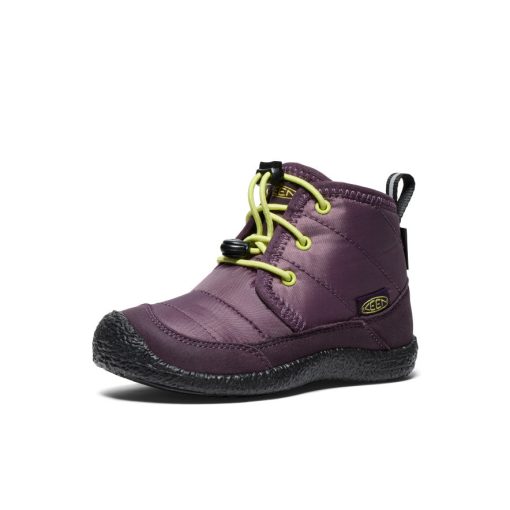 Little Kids' Howser II Waterproof Chukka  |  Plum Perfect/Daiquiri Green - Image 3
