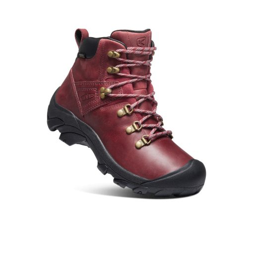 Women's Pyrenees Waterproof Hiking Boot  |  Tibetan Red/Black - Image 3