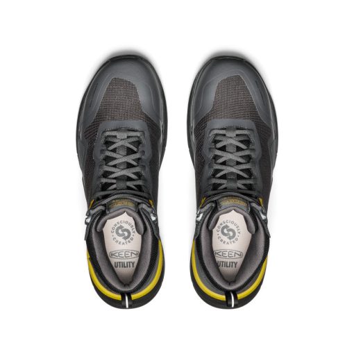 Men's Synchro Waterproof Work Boot (Carbon Toe)  |  Magnet/Black - Image 4