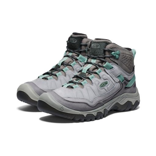 Women's Targhee IV Waterproof Hiking Boot  |  Alloy/Granite Green - Image 2