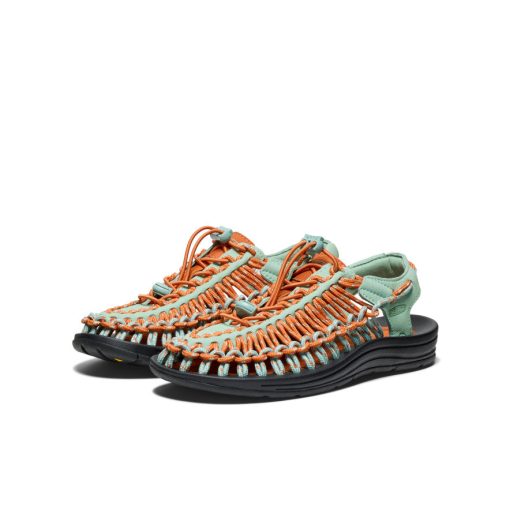 Women's UNEEK Sneaker  |  Granite Green/Gold Flame - Image 3