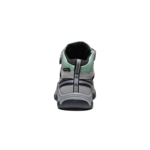 Little Kids' Targhee IV Waterproof Hiking Boot  |  Alloy/Granite Green - Image 5