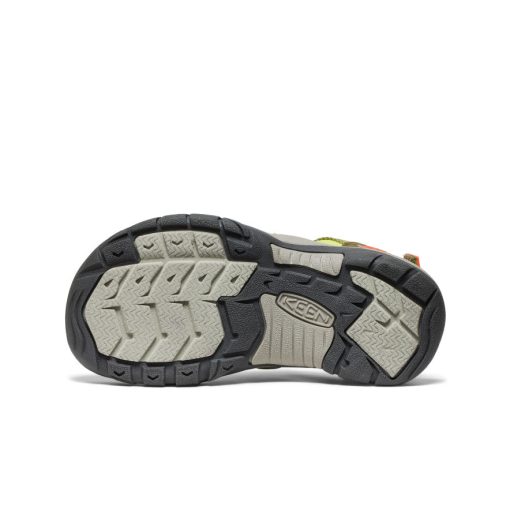 Big Kids' Newport Boundless Sandal  |  Dark Olive/Scarlet Ibis - Image 6