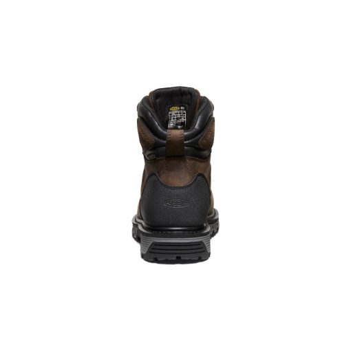Men's CSA Camden 6 Waterproof Boot (Carbon Toe)  |  Dark Earth/Black - Image 5