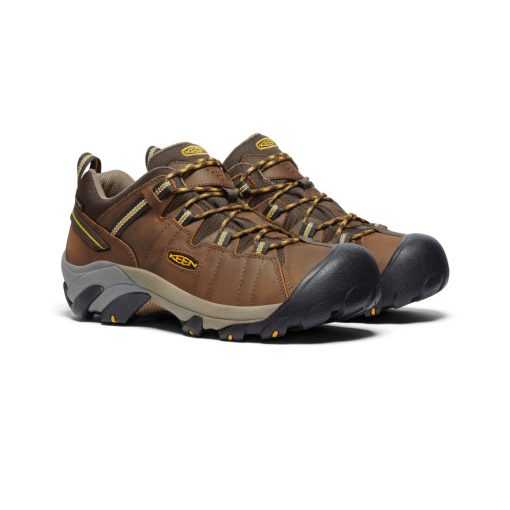 Men's Targhee II Waterproof Wide  |  Cascade Brown/Golden Yellow - Image 2