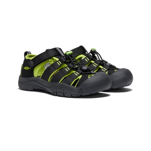Big Kids' Newport H2  |  Black/Lime Green - Image 2