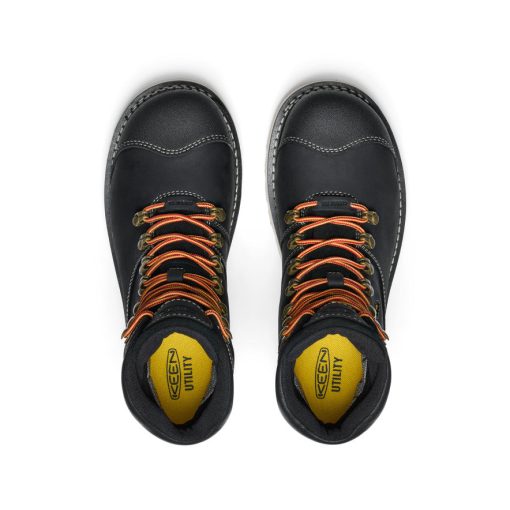 Men's Cincinnati+ 6 Waterproof 90° Heel Boot (Carbon Toe)  |  Black/Sandshell - Image 4