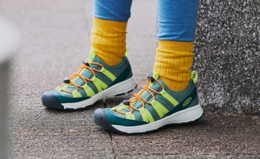 Big Kids' Motozoa Sneaker  |  Steel Grey/Evening Primrose - Image 7